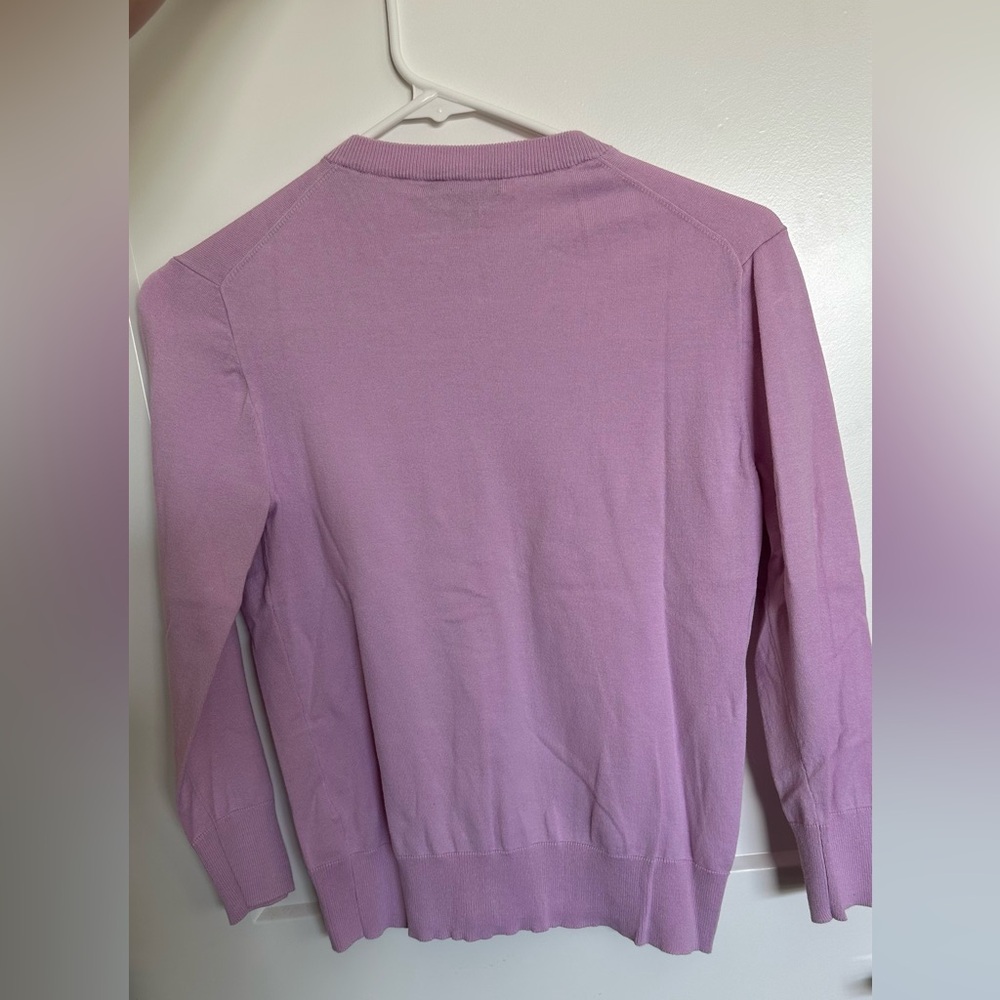 J. Crew Women's Light Purple Cardigan Sweater - Picture 2 of 4